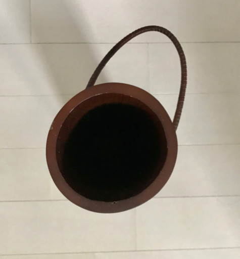 花瓶 木製 アジアン雑貨 民芸品 置物