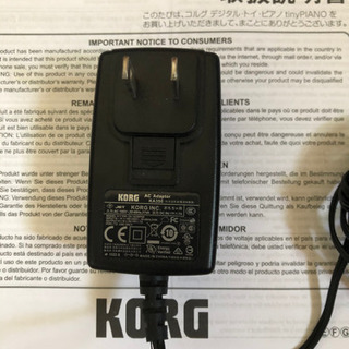 【値下げ】KORG タイニーピアノ 赤 ACアダプタ取扱説明書付きの画像