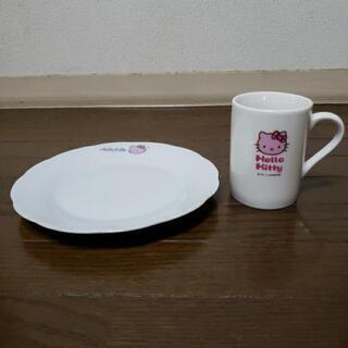 新品　未使用　ハローキティー　プレート&マグカップセット