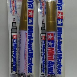 現状品 TAMIYA ミニ四駆 当時物 ミニ四マーカー ゴールド...
