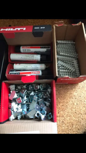 新品HILTI ヒルティ ピン ガス 吊り金具 セット