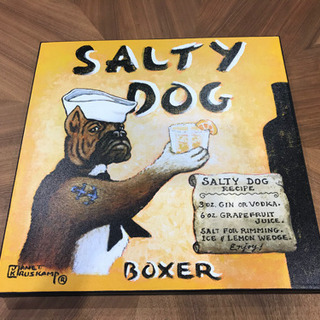 絵画　SALTY DOG【港区のオフィスまで取りに来てくださる方限定】の画像