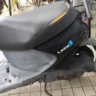 完売しました！！ 7/15 ウーバーイーツなどの配達に!! スズキ 50CC レッツ 4 原付 バイク  4サイクル スクーター ヤマハ ホンダ JOG DIO ジョグ ディオ モンパル 現状販売の画像