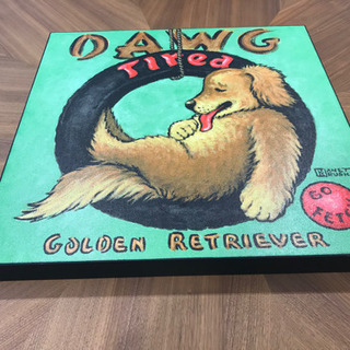 絵画　DAWG Tired 【港区南青山のオフィスまで取りに来てくださる方限定】の画像