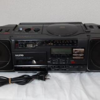 【値下げしました1200→1000】SANYO　CDラジカセ　P...