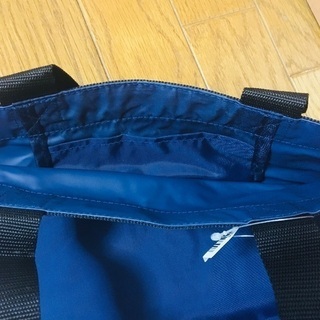 【新品】定価1000円　マチナシトート　L ネイビーの画像