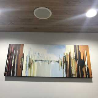 絵画　横長　インテリア　壁掛け　【港区南青山のオフィスまで取りに来てくださる方限定】　の画像