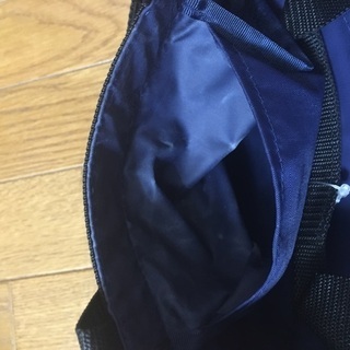 【新品】定価1000円　マチナシトート　L ネイビーの画像
