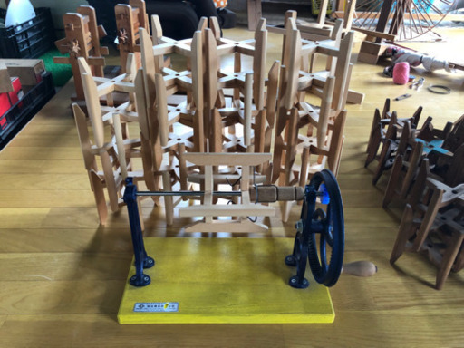 稲垣機料の座車　糸巻き16個付き