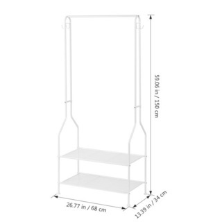 ハンガーラック・ホワイト　の画像