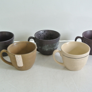 釉彩浪漫 珈琲碗皿揃 5客入り デザインがかわいい コーヒーカップ＆ソーサー　焼き物 陶器 和風　女子会　セットの画像