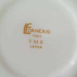 イタリア 5客コーヒーセット LF-103 ルチアーノ・フォルネリス  YMK FORBRLIS ITALY エレガント カップ＆ソーサーの画像