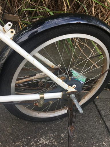お取引中　20インチ　折りたたみ自転車　かご付き　変速付き