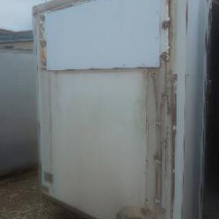 【横スライド扉】【3t車でも配送可】保冷 コンテナ 長さ約460cm×幅190cm×高さ230cm 匝瑳市発 配送可  30713     