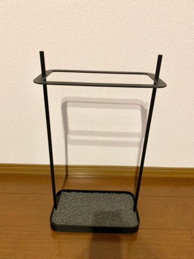 決まりました傘立て　マットなブラック