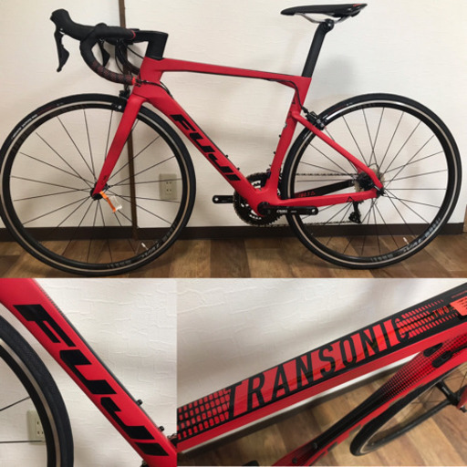 美車 未使用 FUJI フジ TRANSONIC 2.5 2020 カーボンエアロロードバイク