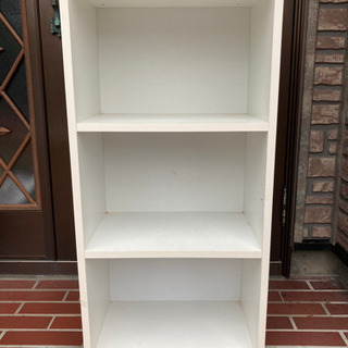 カラーボックス　3段　ホワイトの画像