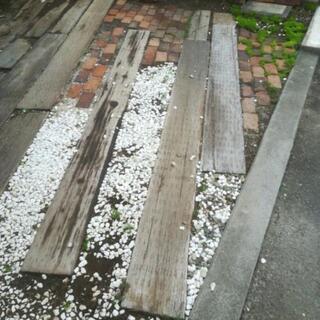 枕木差し上げます