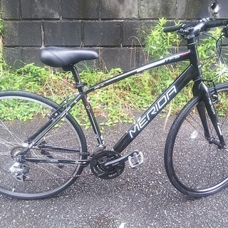 クロスバイク　MERIDA　CROSSWAY　2017モデル　黒　サイズ　46cm　3年使用