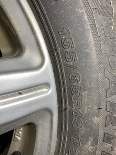 155/65R13▲スタッドレス！アルミホイール！夏タイヤとしても！