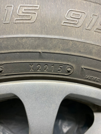 195/65r15▲夏タイヤ！まだまだ溝あり！アルミホイール！4本セット！