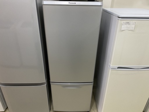 冷蔵庫 パナソニック Panasonic NR-B179W-S 2017年製 2D 168L シルバー 中古品