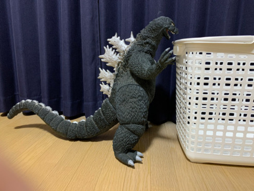 バンダイ ゴジラ 1988 特大 当時物 全高約47cm 全長約70cm