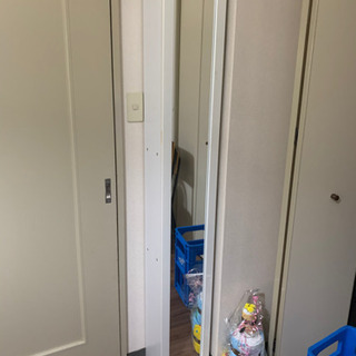 ⭐︎美品⭐︎ミラー付き収納棚 《ホワイト》の画像