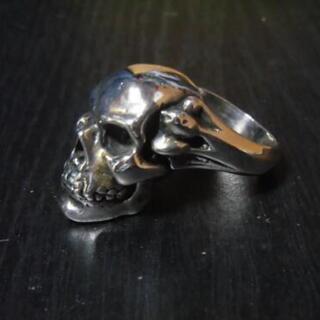 最終値下げ！7/19(日)削除。シルバーリング スカルの画像
