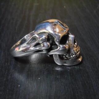 最終値下げ！7/19(日)削除。シルバーリング スカルの画像