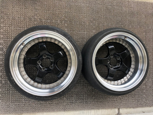 WORK Meister ワークマイスター S1 2本 18インチ　PCD114.3 5穴　11J+5 深リム