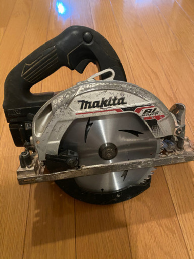 マキタ丸のこ18v電池2個付き