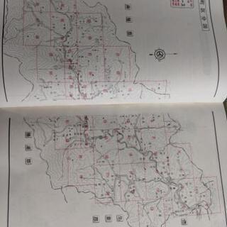 中古の昭和63年住宅地図、神山、佐那河内村の画像