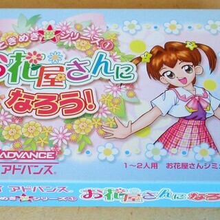 ☆ゲームボーイアドバンス GBA/お花屋さんになろう ときめき夢シリーズ1◆お花が大好き私の街はお花屋さんの画像