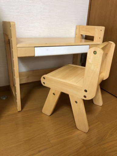キッズスタディセット　子供用　木製デスク&チェア
