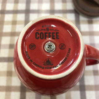無料！ミッキーのコーヒーマグ☆蓋つきなのでこぼれにくい＆冷めにくい♪の画像