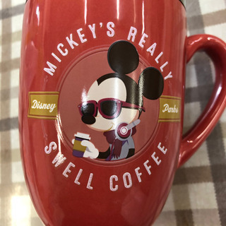 無料！ミッキーのコーヒーマグ☆蓋つきなのでこぼれにくい＆冷めにくい♪の画像