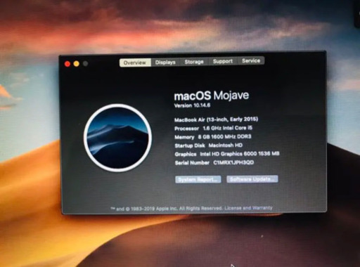 7/22まで出品　Macbook air 2015 13インチ