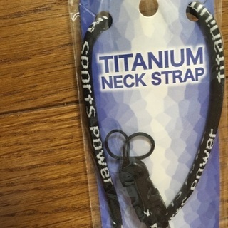 【新品】　チタニウム　ネック　ストラップの画像