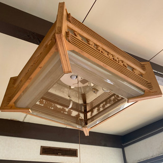 和風　天井照明の画像