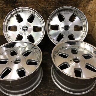 当時物RUVER SIDE社製アルミホイール4本