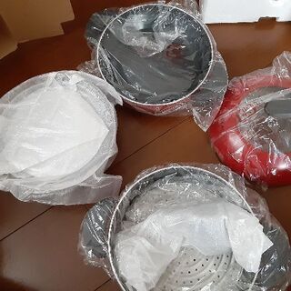 電磁グリル鍋　未使用　差し上げますの画像
