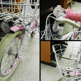 子供用自転車 16インチ あさひ【ASAHI】デューリーガール-H 子供用 白☆ PayPay(ペイペイ)決済可能 ☆ 札幌市 北区 屯田