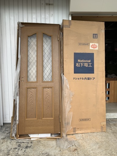 未使用品！ ナショナル製 内装ドア 開き戸 タイプ780 屋内用 建具 建材 片開き戸 B