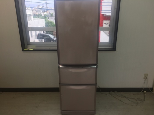 三菱370L冷蔵庫　自動製氷機　2013年製　分解クリーニング済み！！！