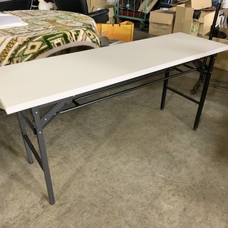 美品！ 折り畳み 長机 幅150 奥45 高70cm 長テーブル...