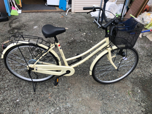 美品　自転車　26インチ　ママチャリスタイル・シティスタイル　防犯登録解除済み
