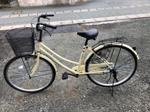 美品　自転車　26インチ　ママチャリスタイル・シティスタイル　防犯登録解除済み