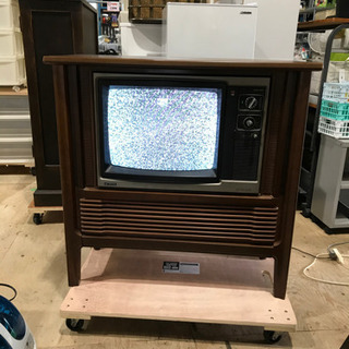 昭和レトロ　アナログテレビ　ブラウン管テレビ