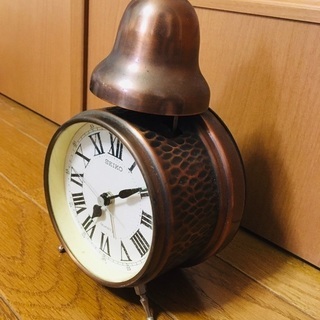 SEIKO ベル式　目覚まし時計　レトロの画像